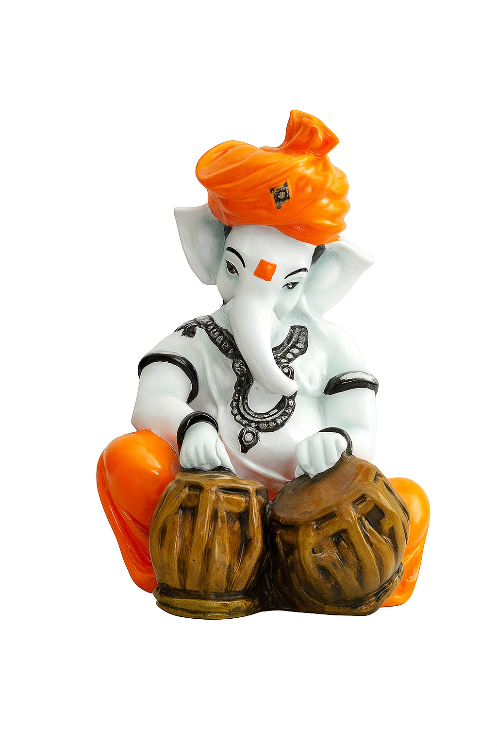 Musical Ganesha Polyresin Idol | Lord Ganesha Playing Musical