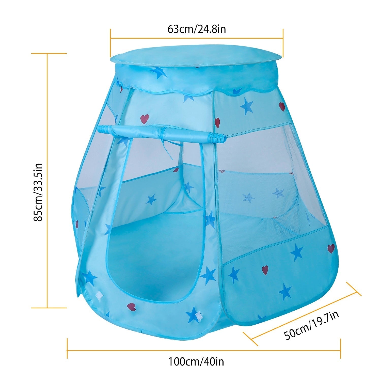 Children Pop-Up Play Tent Indoor Outdoor Castle Play Tent Children'S