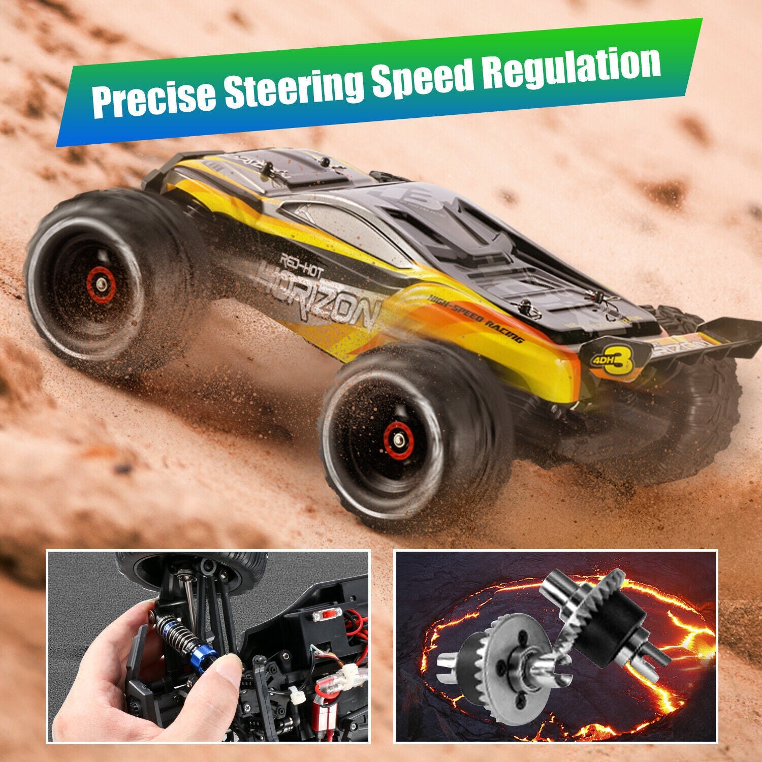 Four-Wheel Drive All-Terrain Off-Road Remote Control Car
