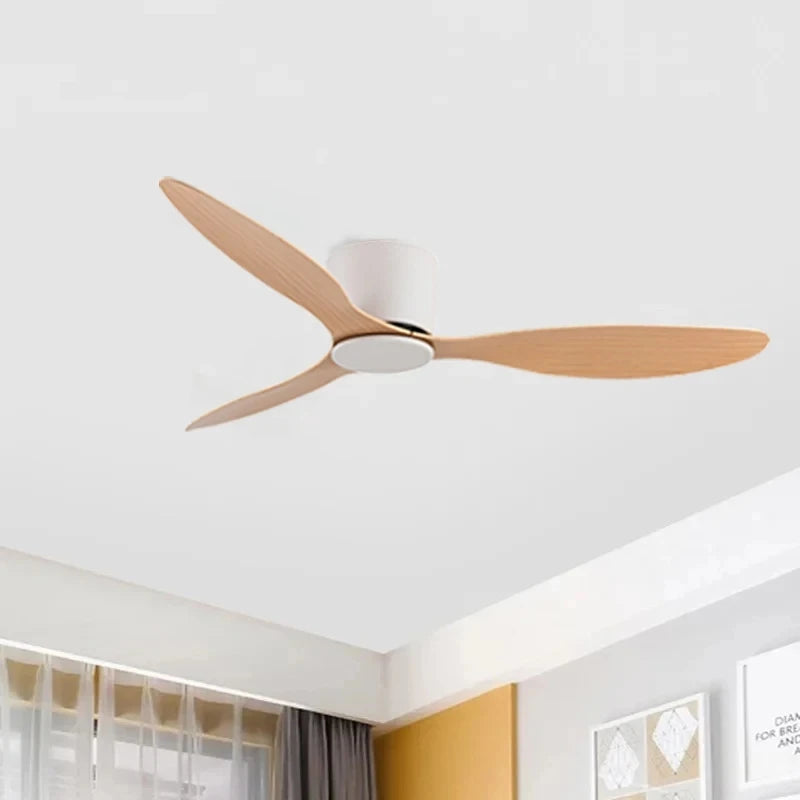 42 52 Inch Ceiling Fans No Light DC Motor Remote Control Cooling Fans