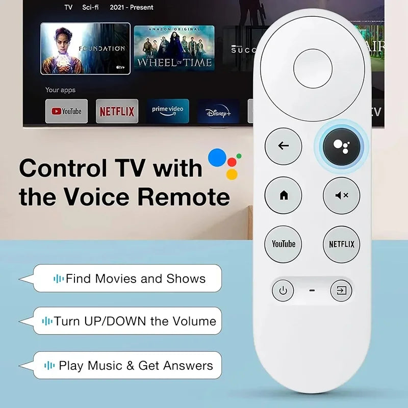 For Chromecast Google TV G9N9N Remote Control DHMI Bluetooth Pairing