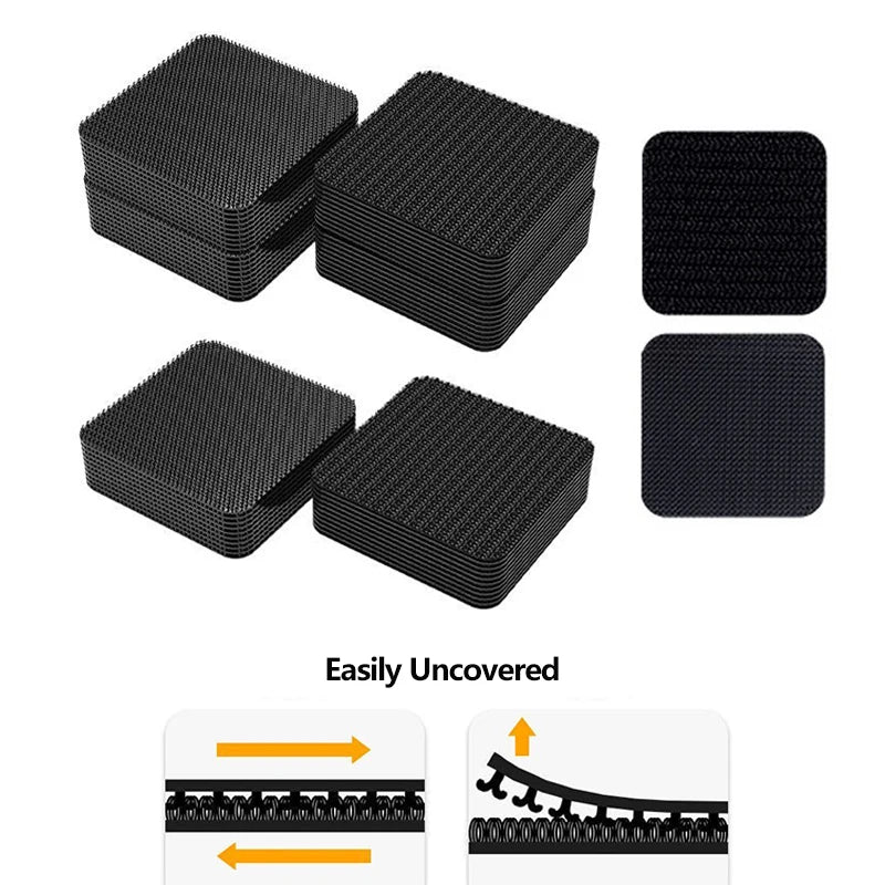 Car Carpet Mat Fixing Stickers Universal Self Adhesive Fastener Car