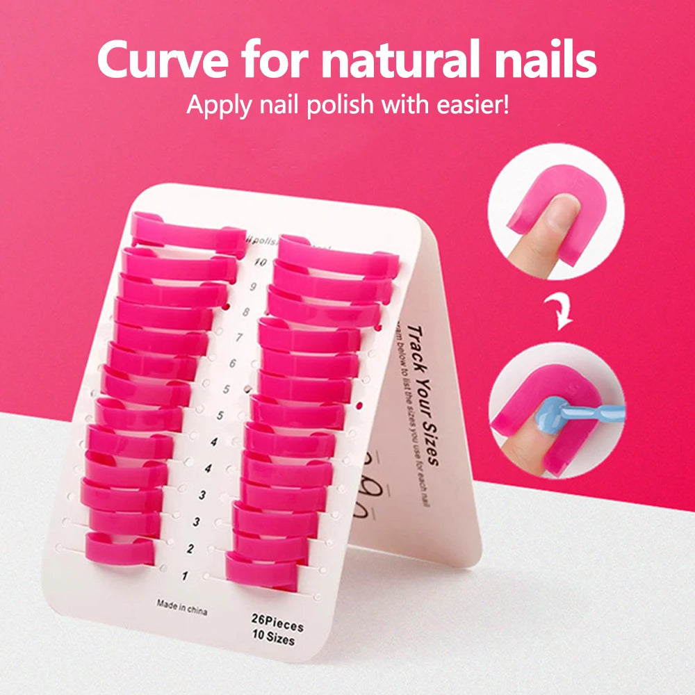 LINMANDA 26Pcs Nail Polish Protector for Fingers Nail Polish Guard