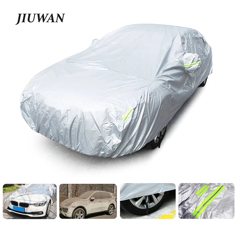 Car Cover Outdoor Protection Full Exterior Snow Cover Sunshade