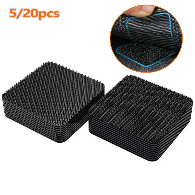 Car Carpet Mat Fixing Stickers Universal Self Adhesive Fastener Car