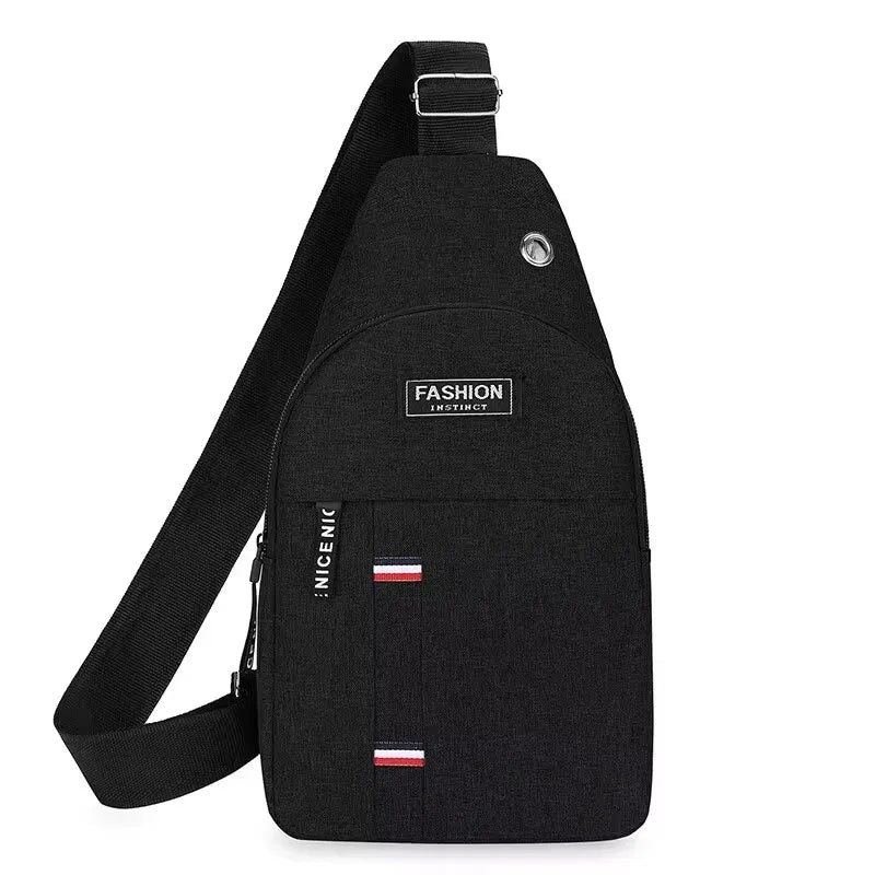 Chest Bag Men's One Shoulder Crossbody Bag Large Capacity Outdoor