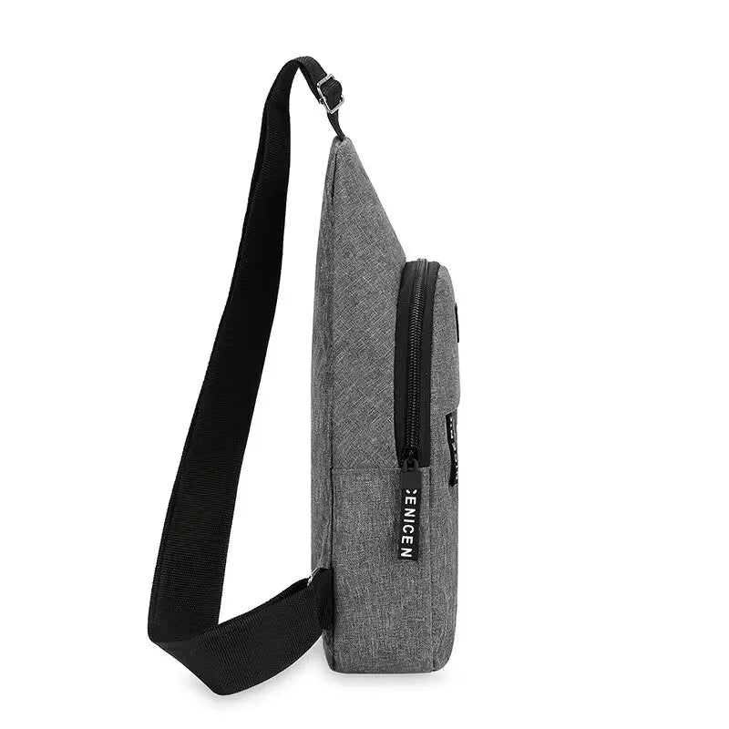Chest Bag Men's One Shoulder Crossbody Bag Large Capacity Outdoor
