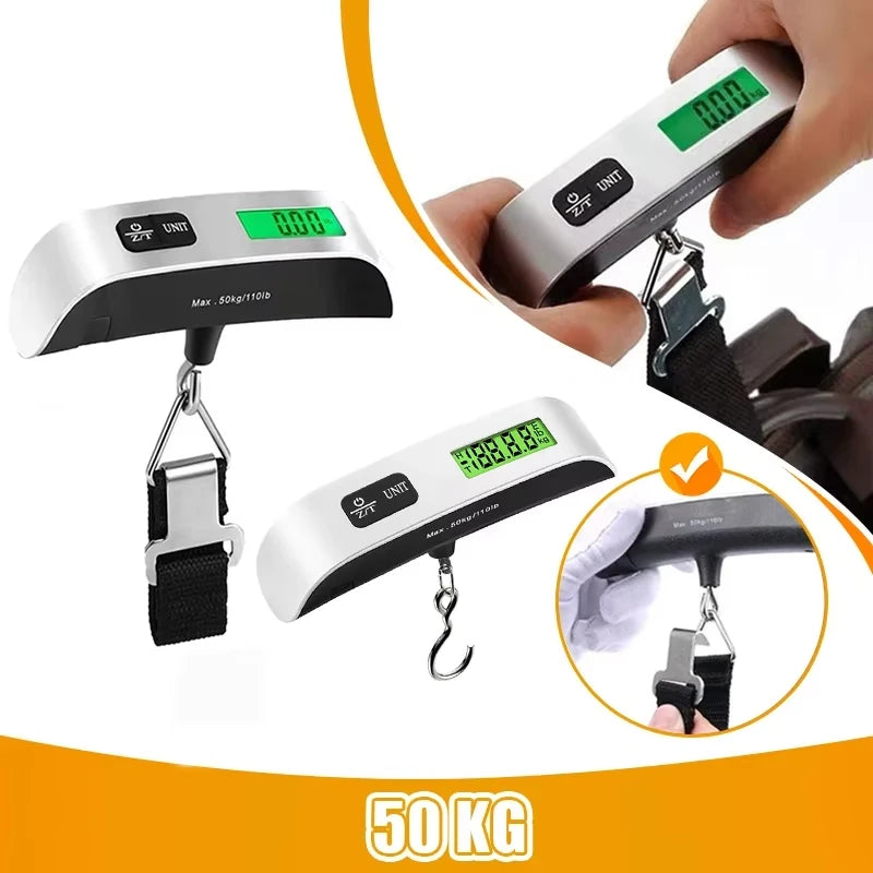 ABX Portable High Precision Scale Digital LCD Display Suitcase Travel