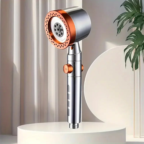 New High Pressure Water Saving Filter Shower Head 5 Modes Handheld