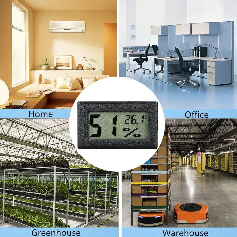 Mini LCD Digital Thermometer Hygrometer Temperature Indoor Convenient