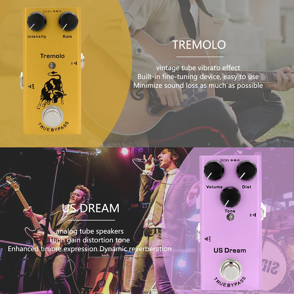 Electric Guitar Pedal Vintage Overdrive/Distortion