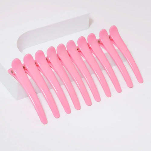 10pcs plastic ducktooth clip, suitable for female styling, anti slip