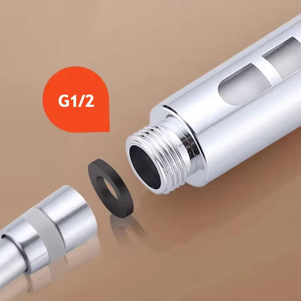 New High Pressure Water Saving Filter Shower Head 5 Modes Handheld