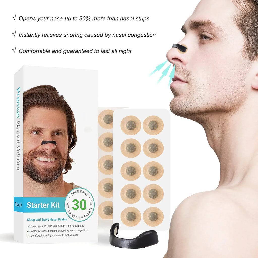 60PCS Sport Nasal Dilator Sleep Nasal Breathing Dilators Starter Kit