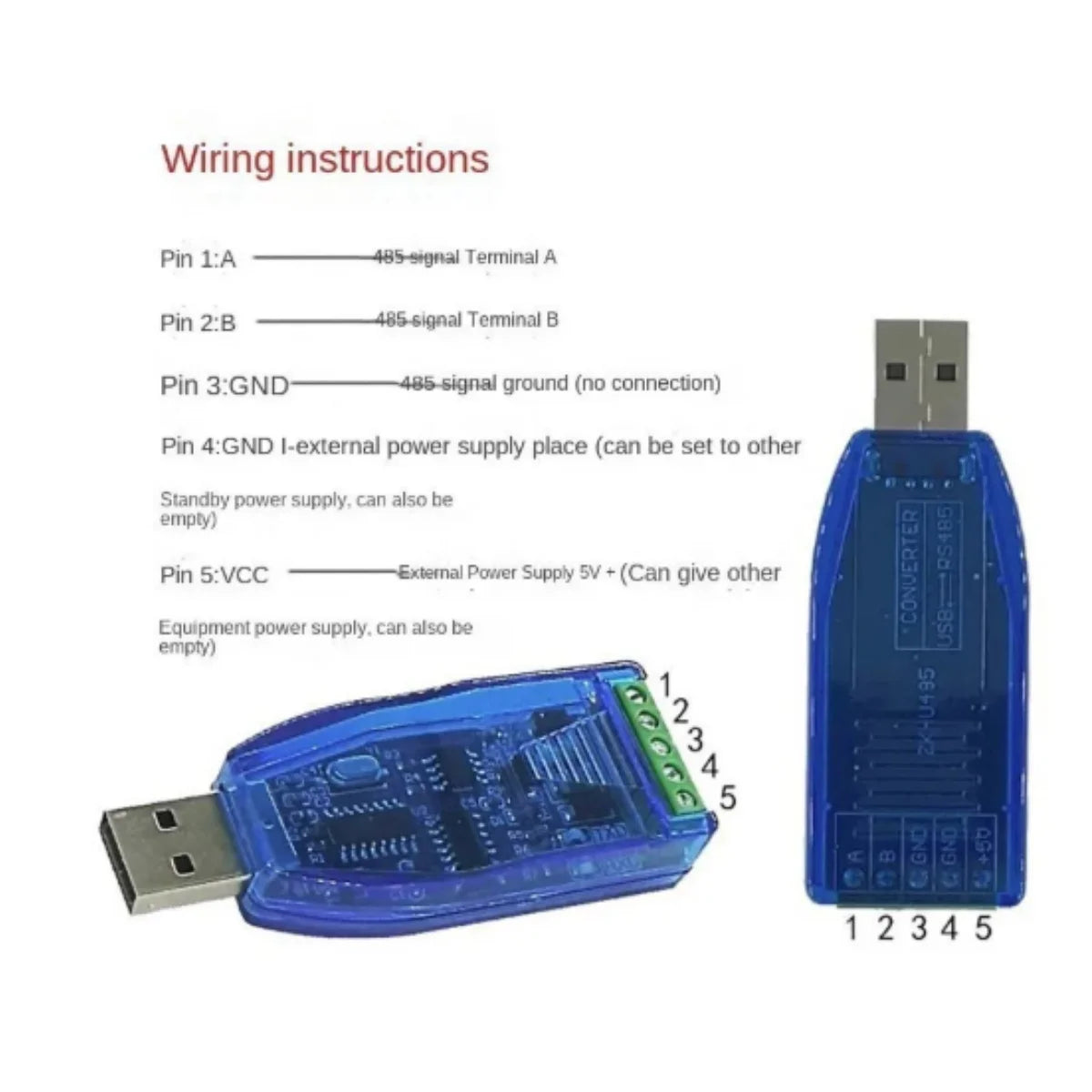 Industrial USB To RS485 422 CH340G FT232RL Converter Upgrade