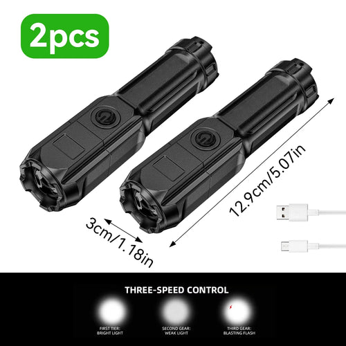 1pc COB Keychain Work Light, Flashlight With 4 Lighting Modes,
