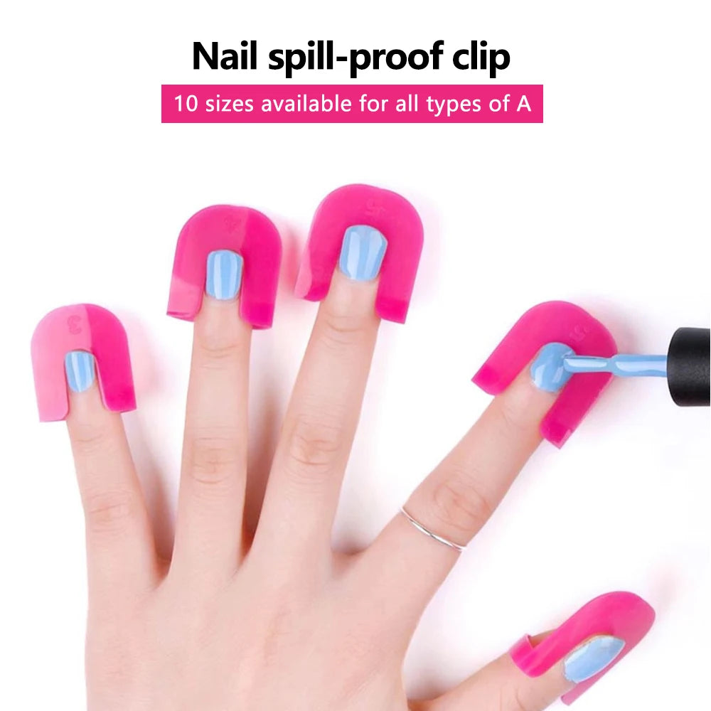 LINMANDA 26Pcs Nail Polish Protector for Fingers Nail Polish Guard