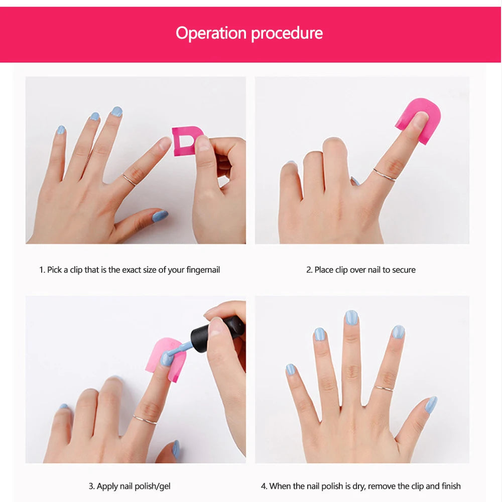 LINMANDA 26Pcs Nail Polish Protector for Fingers Nail Polish Guard