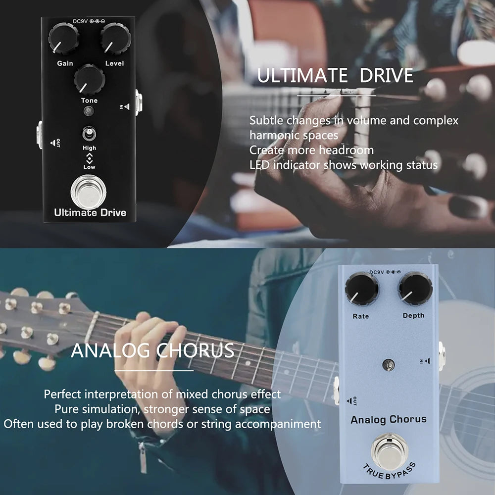 Electric Guitar Pedal Vintage Overdrive/Distortion