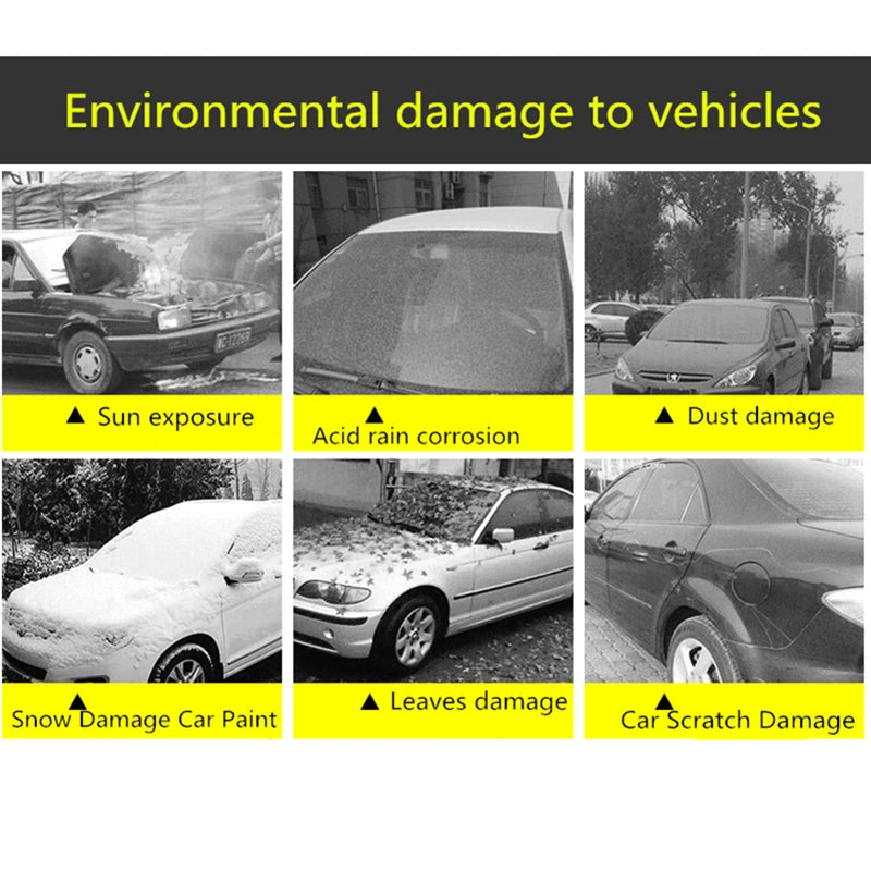 Car Cover Outdoor Protection Full Exterior Snow Cover Sunshade