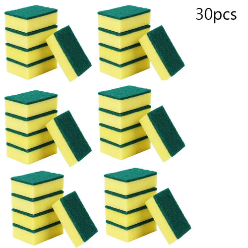 20/30pcs Dishwashing Sponge Kitchen Nano Emery Magic Clean Rub Pot