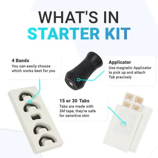 30Days/Box Nasal Breathing Dilators Kits Magnetic Nose Clip Strips