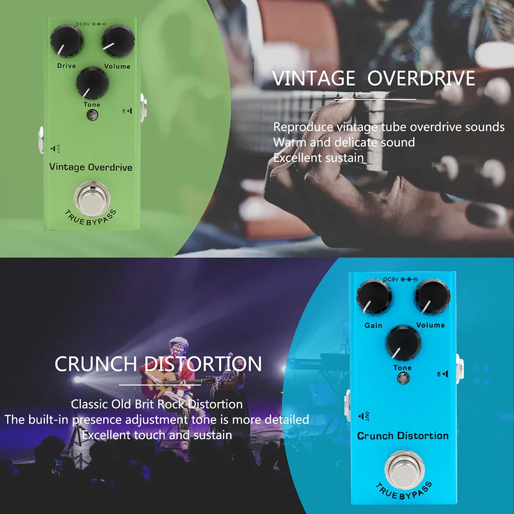 Electric Guitar Pedal Vintage Overdrive/Distortion