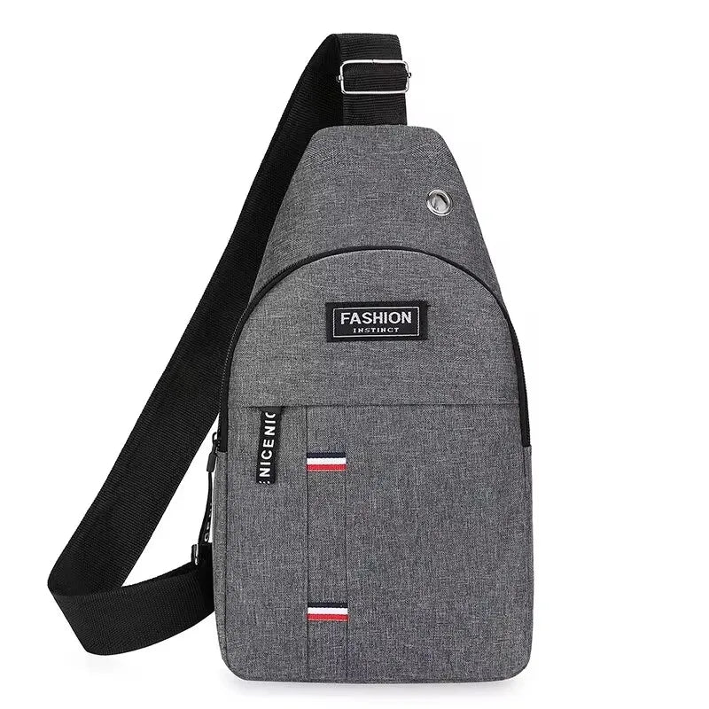 Chest Bag Men's One Shoulder Crossbody Bag Large Capacity Outdoor