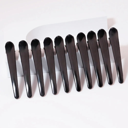 10pcs plastic ducktooth clip, suitable for female styling, anti slip
