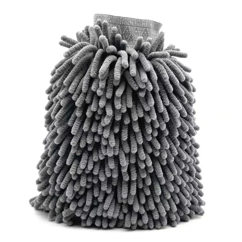Microfiber Car Wash Mitt Double Sided Chenille Auto Gloves Ultra