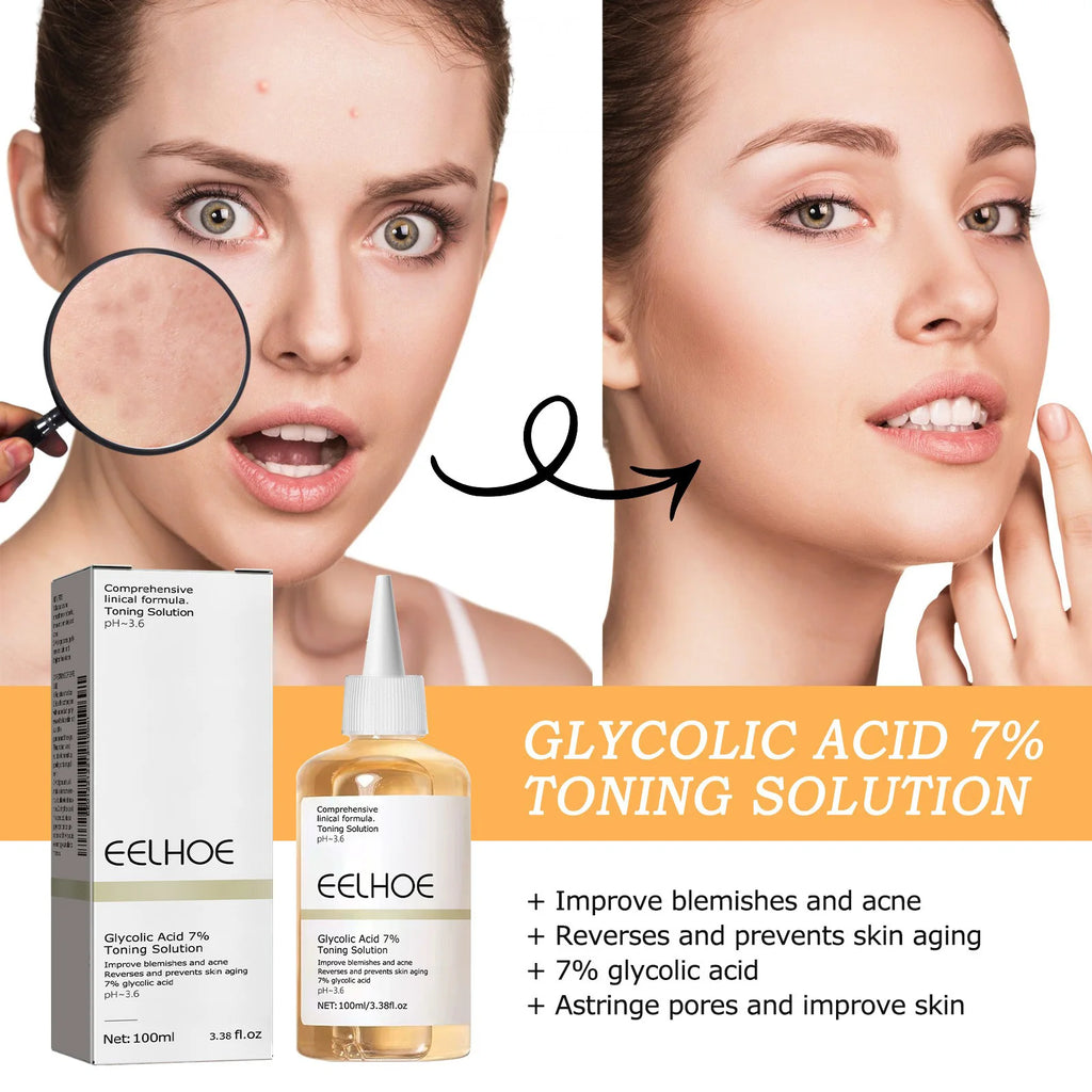 EELHOE The Glycolic Acid 7% Toning Solution 100ml Shrink Pores Repair