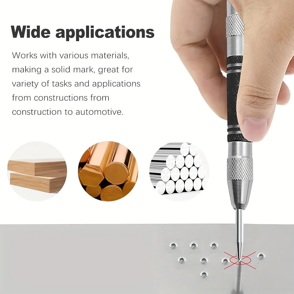 Automatic center punch locator center punch automatic center punch