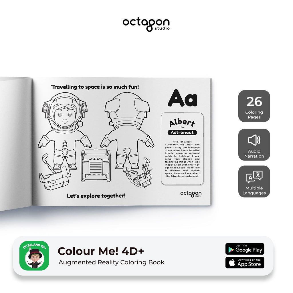 Octaland ColourMe!  Augmented Reality Coloring Book-1