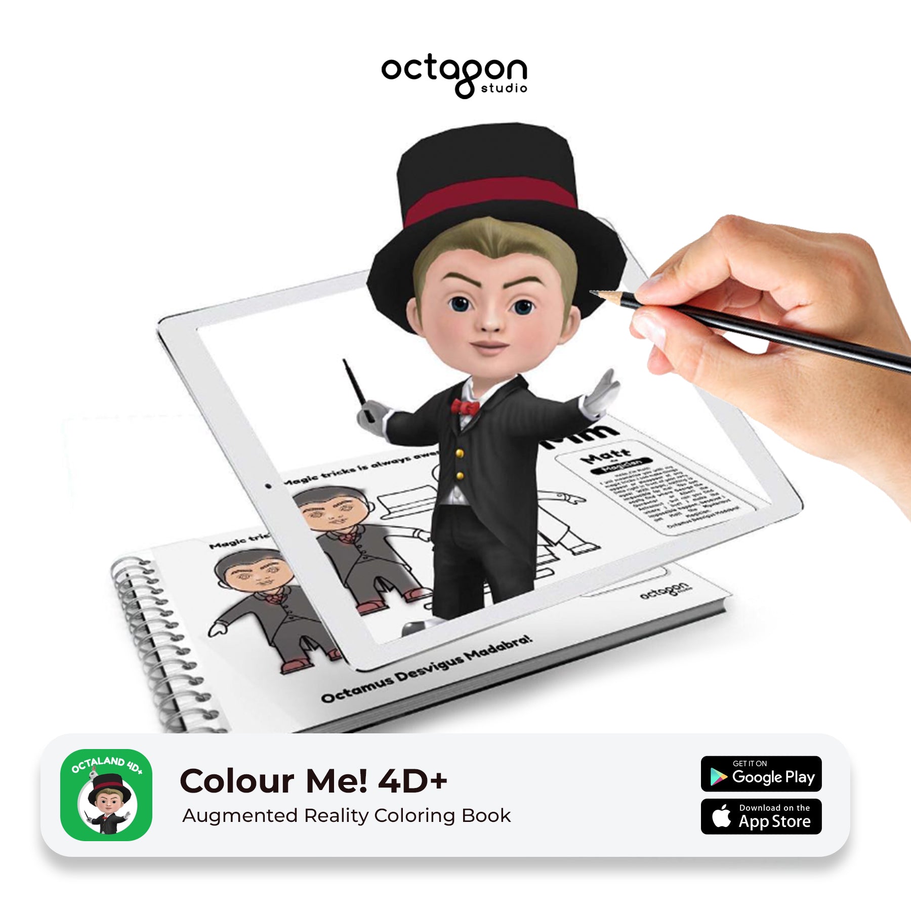 Octaland ColourMe!  Augmented Reality Coloring Book-2