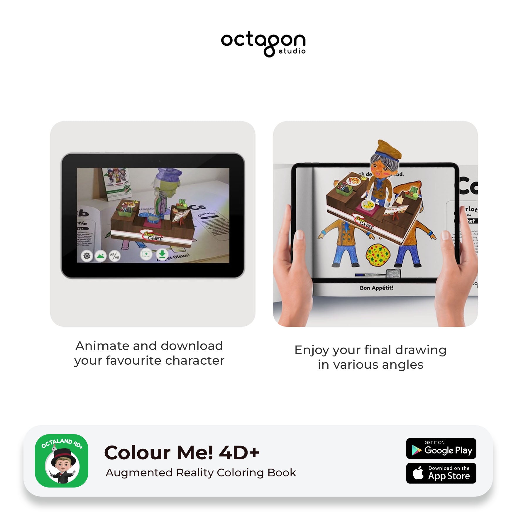 Octaland ColourMe!  Augmented Reality Coloring Book-3